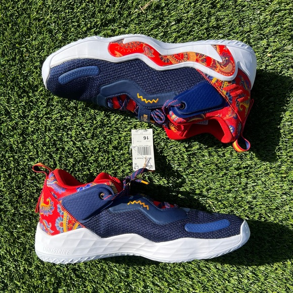 ADIDAS D.O.N. ISSUE 3 FRESH PRINCE BEL AIR BASKETBALL SHOES - Picture 2 of 4